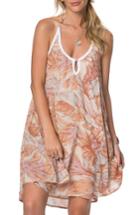 Women's O'neill Evelyn Halter Dress - Coral