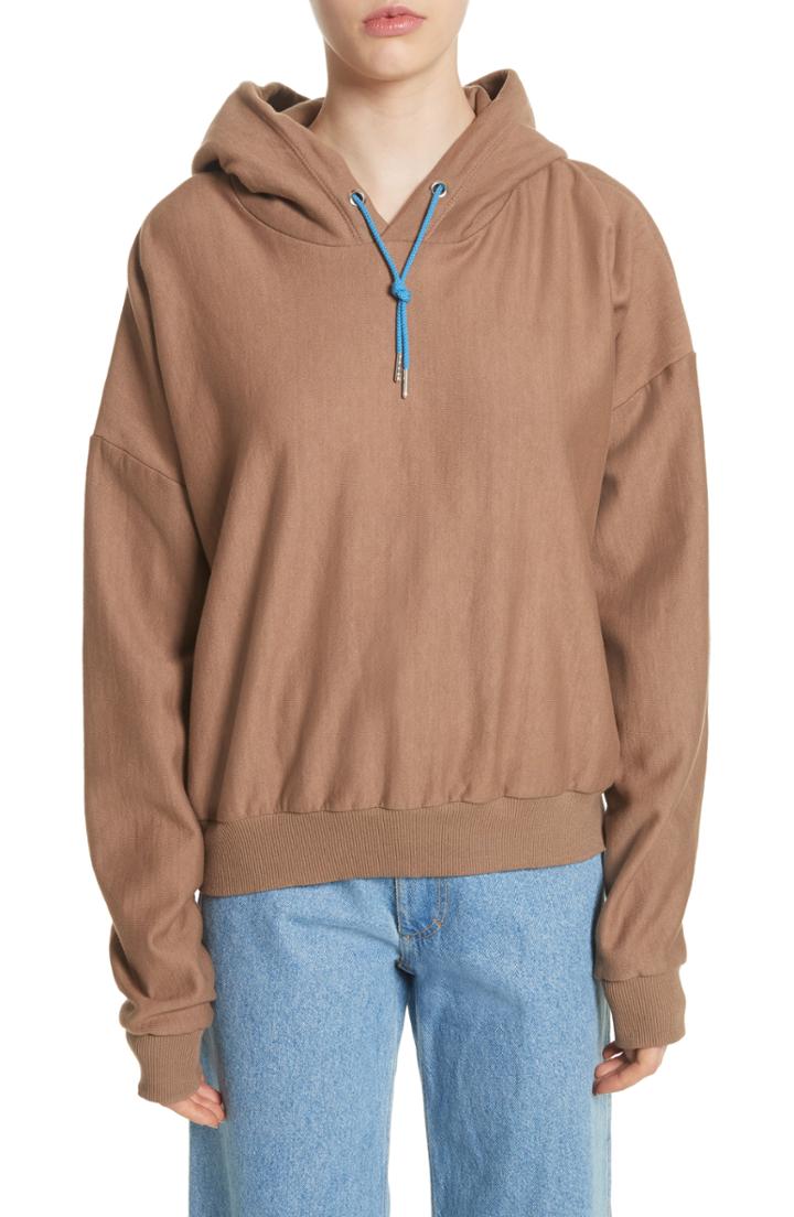 Women's Nordstrom Signature Cashmere Funnel Neck - Blue