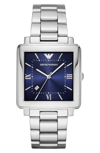Men's Emporio Armani Square Bracelet Watch, 43mm