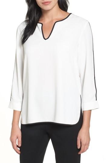 Women's Ming Wang Split Sleeve Blouse