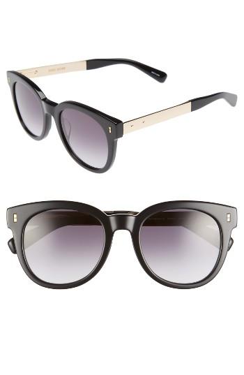 Women's Bobbi Brown The Hannah 50mm Gradient Sunglasses - Black/ Gold