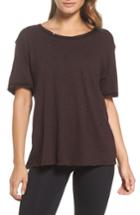 Women's Koral Essential Distressed Tee - Brown