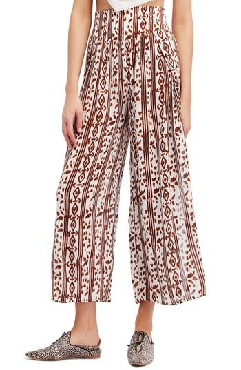 Women's Free People Elena Wide Leg Pants - Ivory