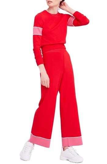 Women's Free People Sunday Knit Top & Pants - Red