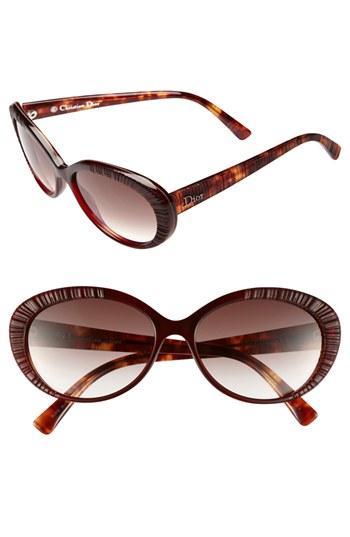 Christian Dior 'taffeta 3/s' Sunglasses Red Havana