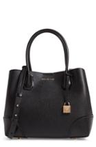 Michael Michael Kors Medium Mercer Gallery Leather Satchel - Black