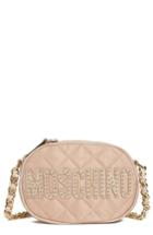 Moschino Small Quilted Camera Bag - Pink