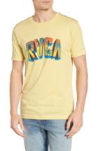 Men's Rvca Block Graphic T-shirt - Yellow