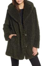 Women's Kensie Faux Shearling Coat - Green