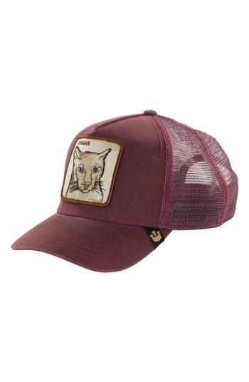Men's Goorin Brothers 'animal Farm - Cougar' Trucker Hat - Red