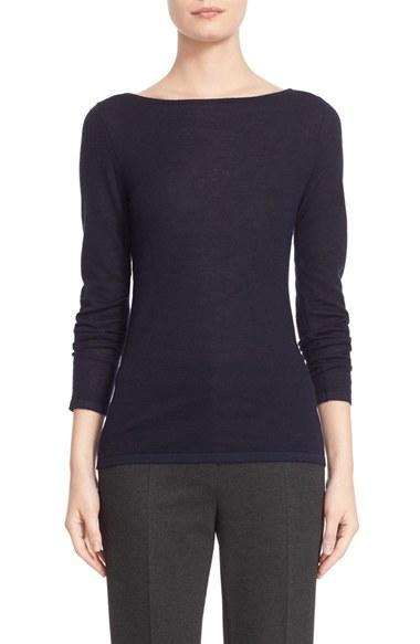 Women's Nordstrom Signature And Caroline Issa Cashmere Sweater - Blue