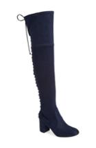 Women's Charles By Charles David Ollie Over The Knee Boot .5 M - Blue