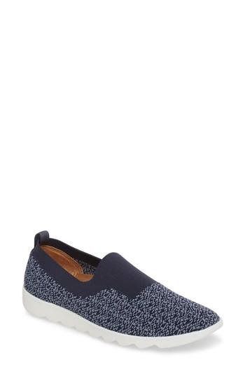 Women's Comfortiva Ginger Sock Fit Sneaker M - Blue