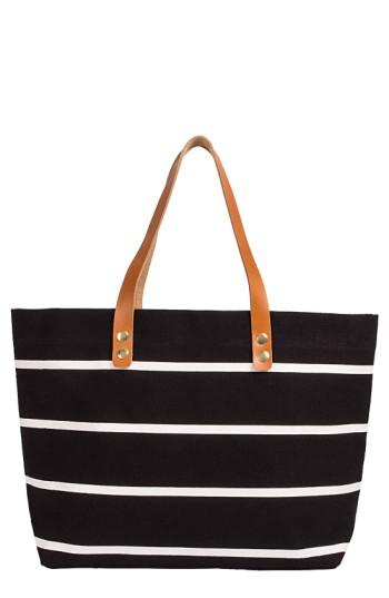 Cathy's Concepts Monogram Stripe Tote -