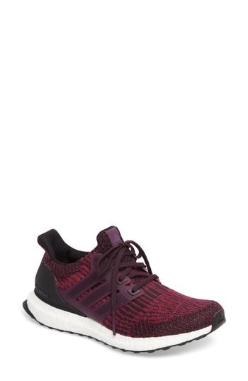 Women's Adidas 'ultraboost' Running Shoe .5 M - Burgundy
