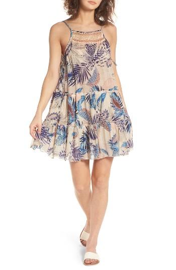 Women's Raga Tropic Vibes Swing Dress - Beige