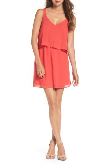 Women's Charles Henry Popover Dress - Red