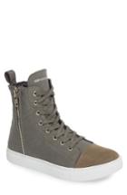 Men's Hip And Bone Canvas Vision Boot Sneaker .5 M - Grey