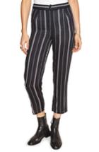 Women's Amuse Society Mirabel Stripe Crop Pants - Black