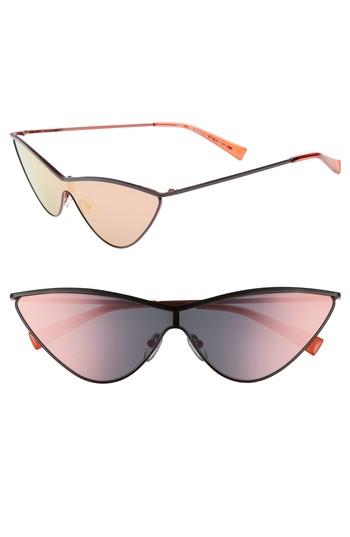Women's Le Specs X Adam Selman The Fugitive 71mm Sunglasses -