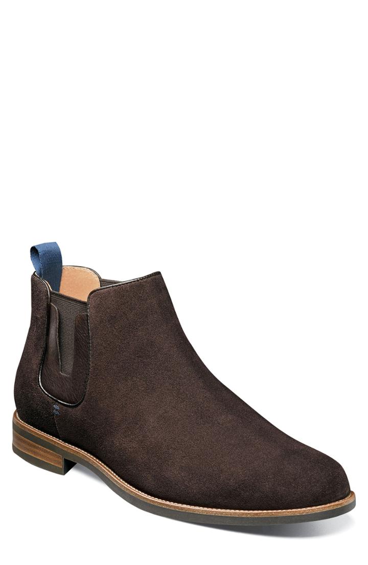 Men's Florsheim Uptown Plain Toe Mid Chelsea Boot Eee - Brown