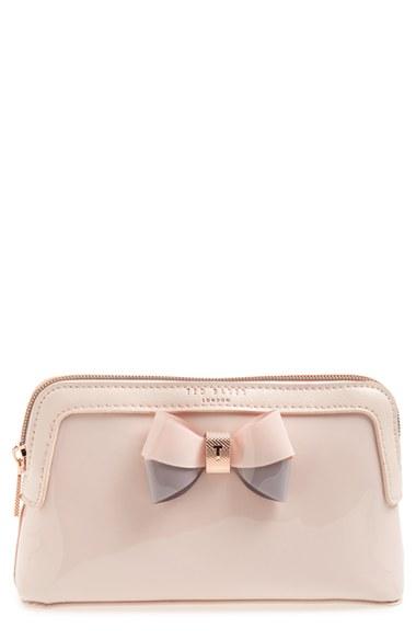 Ted Baker London 'rosamm' Cosmetics Case, Size - Pale Pink