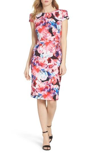 Women's Betsey Johnson Scuba Midi Dress