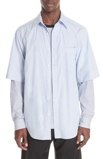 Men's 3.1 Phillip Lim Double Layer Woven Shirt - White