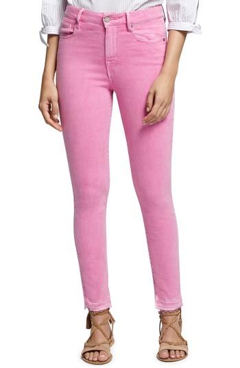 Women's Sanctuary Wild Cherry Robbie Release Hem Jeans - Pink