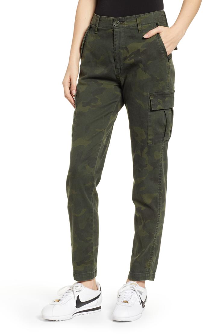 Women's Union Bay Garner Camouflage Cargo Pants - Green