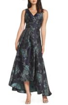 Women's Alex Evenings Sleeveless Printed Ballgown - Blue