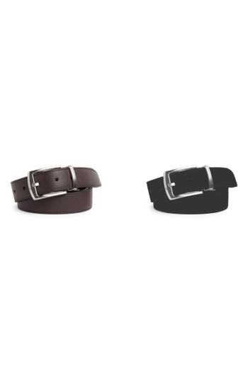 Men's Peter Millar Classic Reversible Leather Belt