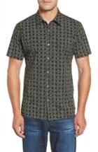 Men's Tori Richard Sea Crest Slim Fit Print Camp Shirt - Black