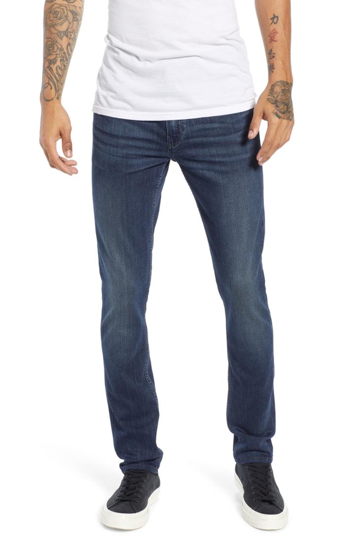 Men's Paige Transcend Croft Skinny Fit Jeans - Blue