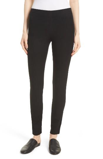 Women's Joseph Stretch Gabardine Straight Leggings Us / 34 Fr - Black