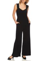 Women's 1.state Wide Leg Jumpsuit, Size - Black