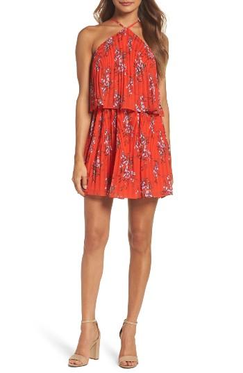 Women's Greylin Harper Pleated Dress