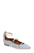 Women's Malone Souliers Robyn Ankle Strap Flat .5us / 37eu - Blue