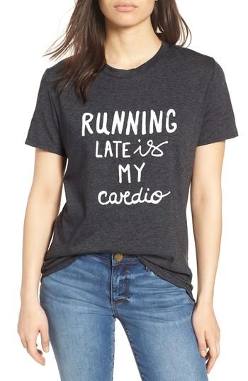 Women's Caslon Off Duty Graphic Tee - Grey