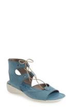 Women's The Flexx Lace-up Gladiator Sandal .5 M - Blue/green