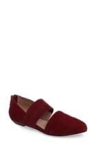 Women's Eileen Fisher Hall Pointy Toe Flat .5 M - Red