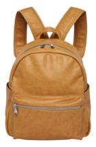 Urban Originals Practical Vegan Leather Backpack - Beige