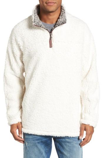 Men's True Grit Frosty Tipped Quarter Zip Pullover - Ivory