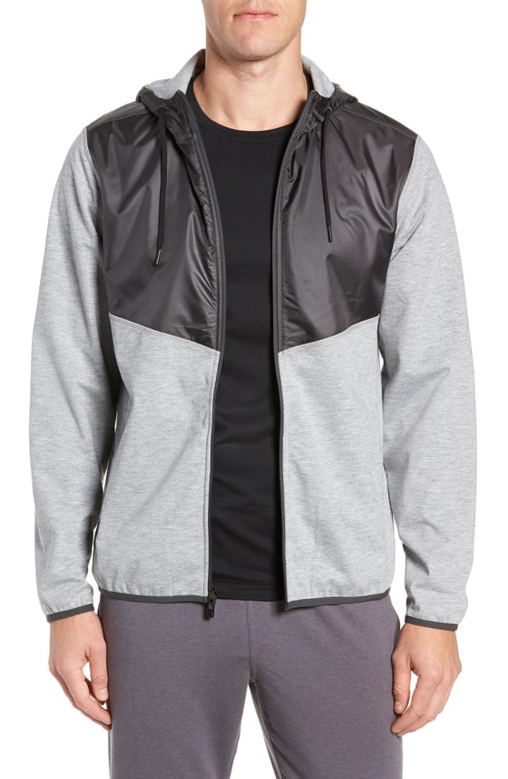Men's Rhone Tech Terry Zip Hoodie - Grey