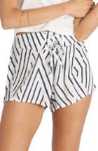 Women's Billabong Sunny Eyes Lace-up Woven Shorts - White