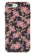 Velvet Caviar Midnight Floral Chrome Iphone 7/8 Case - Black