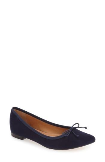 Women's Corso Como 'recital' Pointy Toe Flat .5 M - Metallic