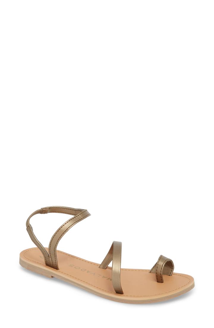 Women's Malvados Icon Sia Sandal /8 M - Metallic
