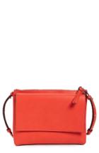 French Connection Callie Faux Leather Crossbody Bag - Orange