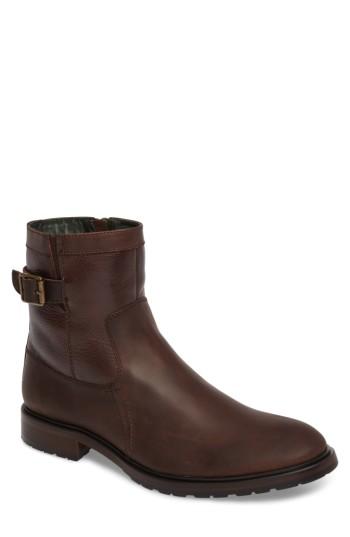 Men's J & M 1850 Myles Zip Boot M - Brown